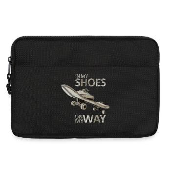 Skateboarden, Skateboarden - Laptoptasche 13" - Schwarz - Vorne