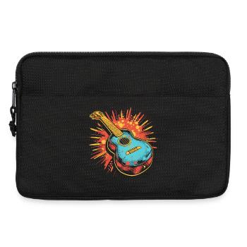 Ukulele Grafik - Laptoptasche 13" - Schwarz - Vorne