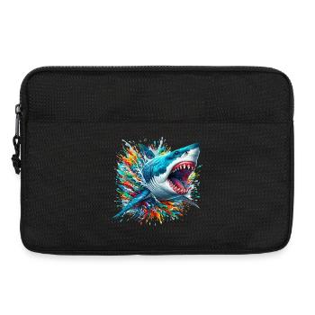 Requin - Sacoche pour ordinateur portable 13 pouces - noir - Devant