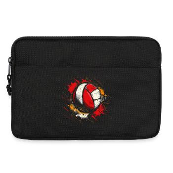 Dessin de volley-ball - Sacoche pour ordinateur portable 13 pouces - noir - Devant