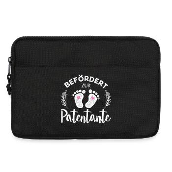 Befördert zur Patentante - Laptoptasche 13" - Schwarz - Vorne