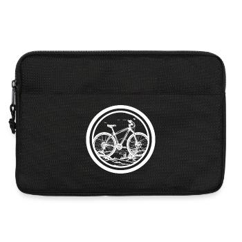 Mountainbiken - Laptoptasche 13" - Schwarz - Vorne