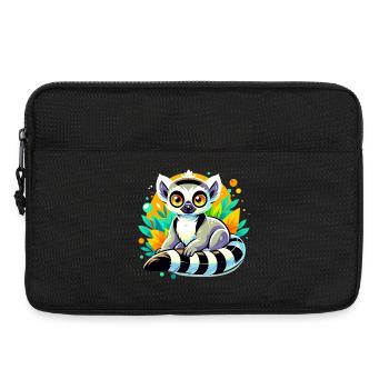 Lémurien - Sacoche pour ordinateur portable 13 pouces - noir - Devant