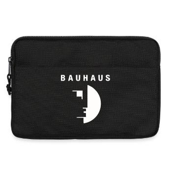 100 ans de l'école de design Bauhaus - Logo du Bau - Sacoche pour ordinateur portable 13 pouces - noir - Devant