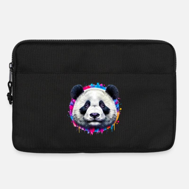 Panda - Laptoptasche 13" - Schwarz