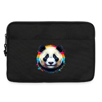 Panda - Laptoptasche 13" - Schwarz - Vorne