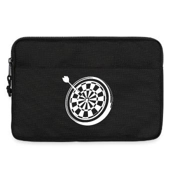 Dart Drawing - Laptop bag 13" - black - Front