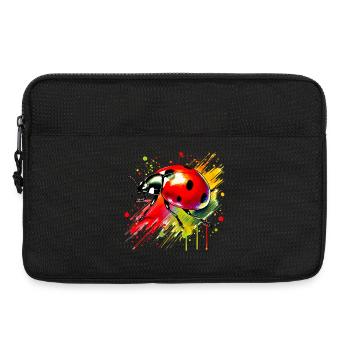 Marienkäfer - Laptoptasche 13" - Schwarz - Vorne