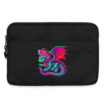 Drache - Laptoptasche 13" - Schwarz - Vorne