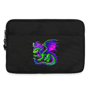 Drache - Laptoptasche 13" - Schwarz - Vorne