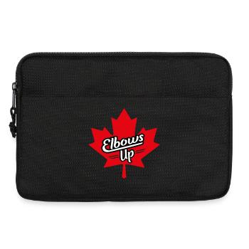 Elbows Up Maple Leaf Design - Laptoptasche 13" - Schwarz - Vorne