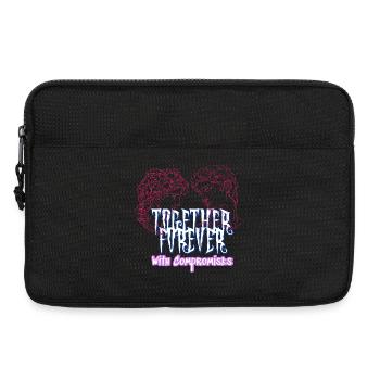 Love and compromise - Romantic collection for couples - Laptop bag 13" - black - Front