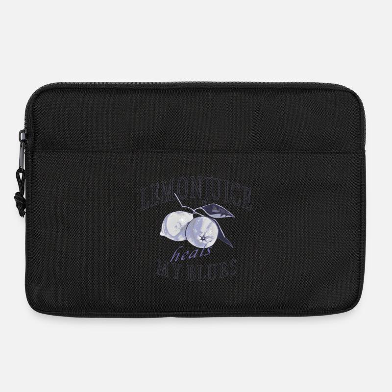 Zitronen Heilen Blues Graphic - Laptoptasche 13" - Schwarz