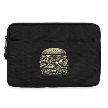 Mechanisches Schrott Vintage Design - Laptoptasche 13" - Schwarz - Vorne