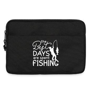 Fischer Zitat Silhouette Design - Laptoptasche 13" - Schwarz - Vorne