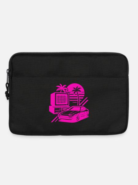 Miami Retro Pop Art - Laptoptasche 13" - Schwarz