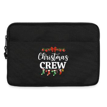 Weihnachtscrew Festliches Design, Weihnachtscrew - Laptoptasche 13" - Schwarz - Vorne
