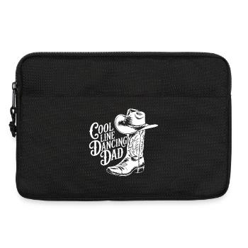 Cool Country Western Line Dancing Dad Design - Laptoptasche 13" - Schwarz - Vorne