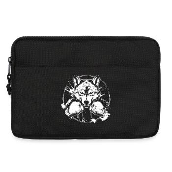 Wolf Boxer Boxe MMA - Sacoche pour ordinateur portable 13 pouces - noir - Devant