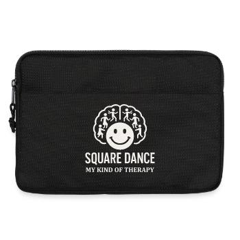 Square Dance Therapy - Laptop bag 13" - black - Front