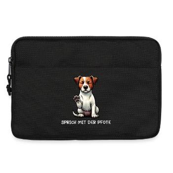 Parler à la patte Jack Russel terrier Jackie - Sacoche pour ordinateur portable 13 pouces - noir - Devant
