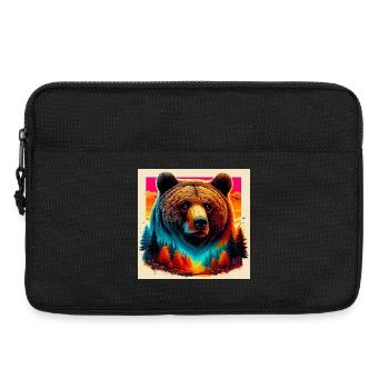 ours - Sacoche pour ordinateur portable 13 pouces - noir - Devant