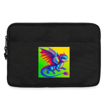 Drache - Laptoptasche 13" - Schwarz - Vorne
