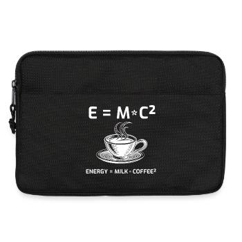 Café buveur de café Formule E=MC2 - Sacoche pour ordinateur portable 13 pouces - noir - Devant