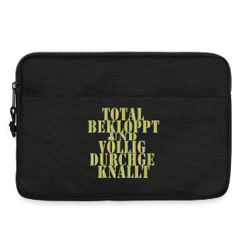 Totalement Fou, Complètement Fou - Sacoche pour ordinateur portable 13 pouces - noir - Devant