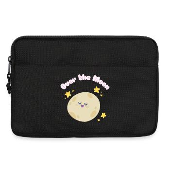 Over_the_Moon Phrasen Slang Redewendung lustig niedlichdesign - Laptoptasche 13" - Schwarz - Vorne