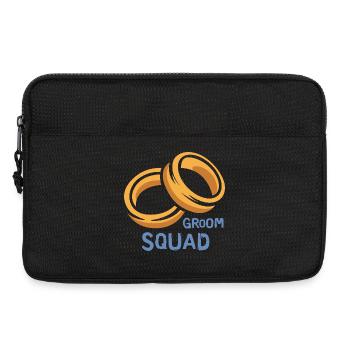 Groom Squad bagues Enterrement de vie de garçon - Sacoche pour ordinateur portable 13 pouces - noir - Devant