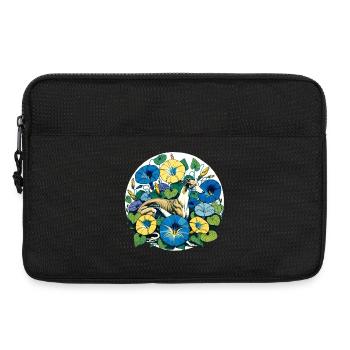 Windhund inmitten der Morgenwehen - Laptoptasche 13" - Schwarz - Vorne