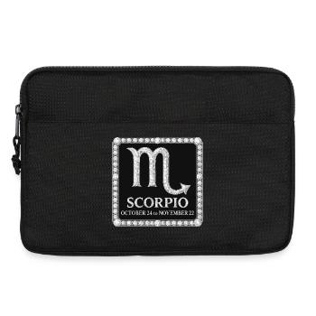 Zodiac sign Scorpio - Laptop bag 13" - black - Front