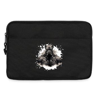 Cane Corso Hund Muskeln Bodybuilding Beast - Laptoptasche 13" - Schwarz - Vorne
