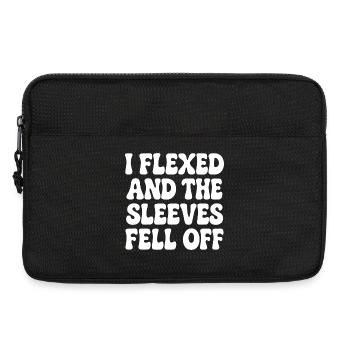 I flexed and the sleeves fell off - Laptop bag 13" - black - Front