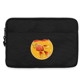Goldfish in a jar - Laptop bag 13" - black - Front