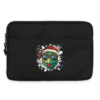 Turtle Christmas Funny - Laptop bag 13" - black - Front