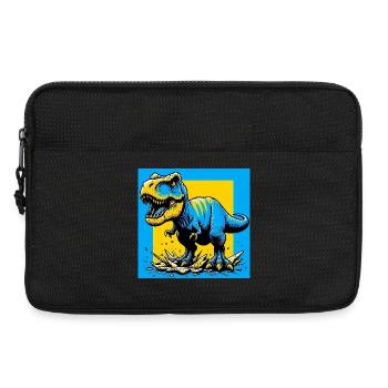 Dinosaurier - Laptoptasche 13" - Schwarz - Vorne