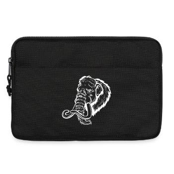 Mammutkopf Linienstil - Laptoptasche 13" - Schwarz - Vorne