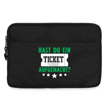 Science Coder DID YOU OPEN A TICKET FUNNY - Laptop bag 13" - black - Front
