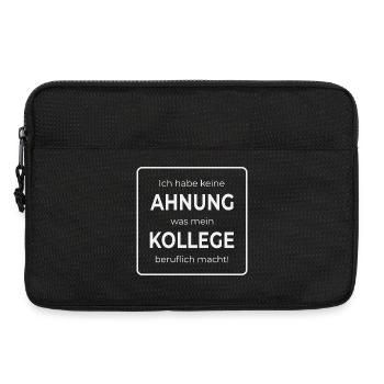 No idea what my colleague does for a living - Laptop bag 13" - black - Front