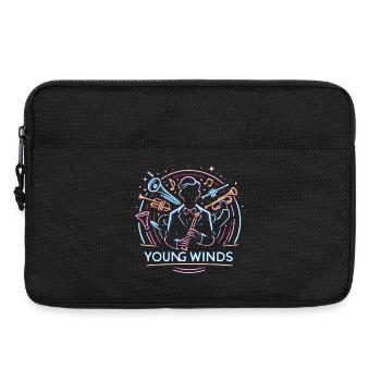 Neon Jazz Young Winds - Laptoptasche 13" - Schwarz - Vorne