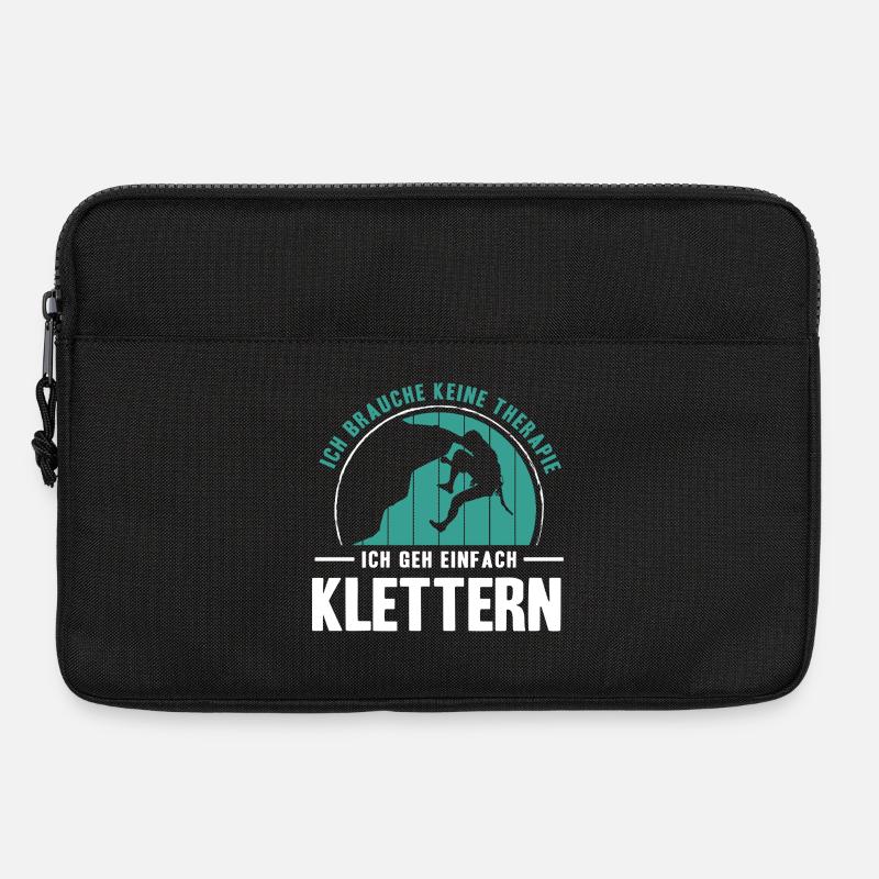Bouldern Geschenke Klettern Kletterer Boulderer - Laptoptasche 13" - Schwarz