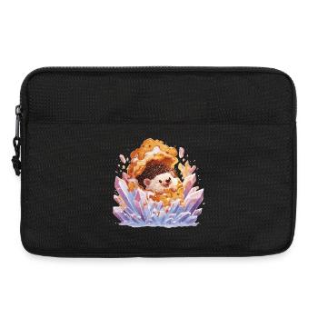 Hedgehog in Honey Crystal - Laptop bag 13" - black - Front