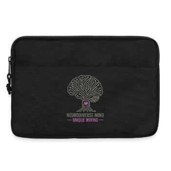 NEURODIVERSE MIND Unique Wiring Awareness  - Laptop bag 13" - black - Front