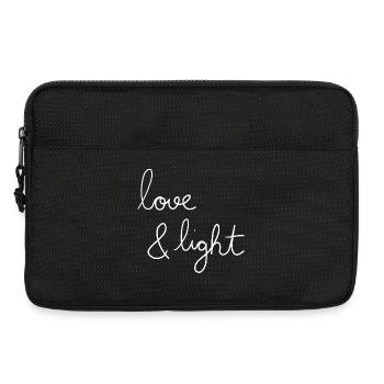 love & light - Laptoptasche 13" - Schwarz - Vorne