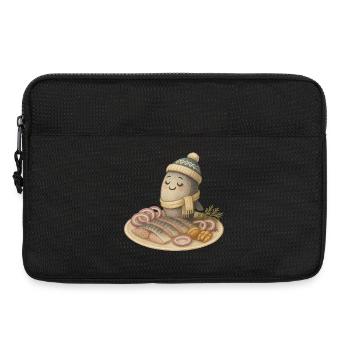 Stolzer Hering - Laptoptasche 13" - Schwarz - Vorne