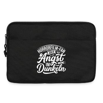 Fear in the Dark – Horror Fan - Laptop bag 13" - black - Front