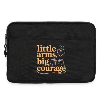 Pediatric Nurse Little Arms Big Courage Kids Nurse - Laptop bag 13" - black - Front