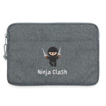 Ninja Fight Sport MMA - Sacoche pour ordinateur portable 13 pouces - gris chiné - Devant